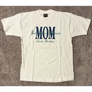 Retro Soffe's Choice University California Santa Barbara MOM Shirt White L